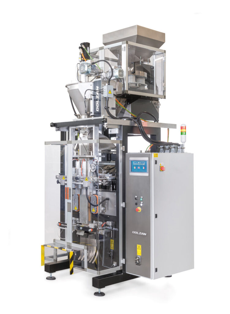 PACKAGING MACHINE WITH DOUBLE DOSER: VOLUMETRIC CUP DOSER AND AUGER ...
